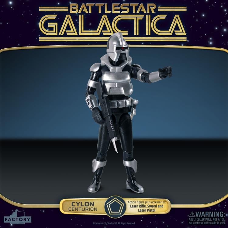 Battlestar Galactica (1978) 3.75-Inch Scale Set of 4 Action Figures Gallery Image 17
