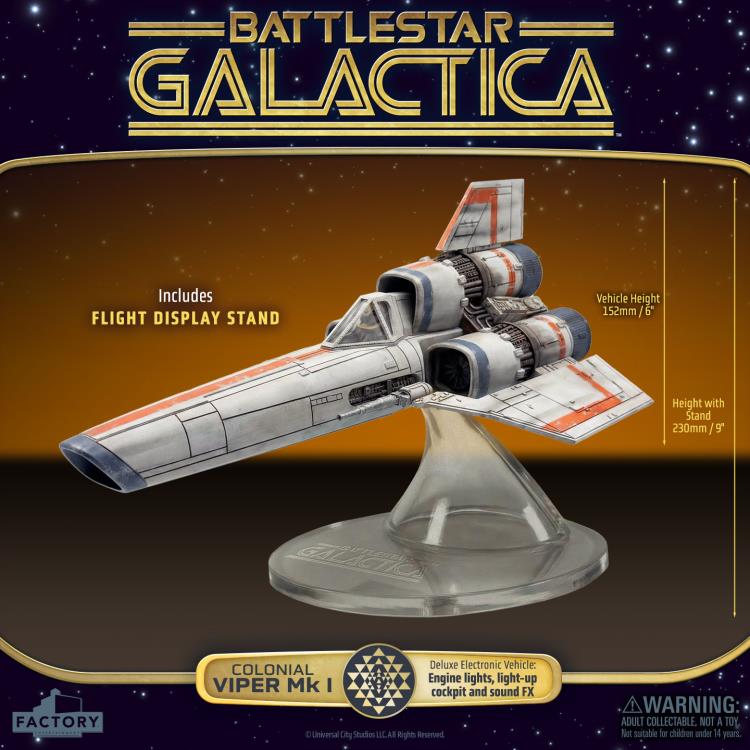 Battlestar Galactica (1978) Colonial Viper Electronic Vehicle with
