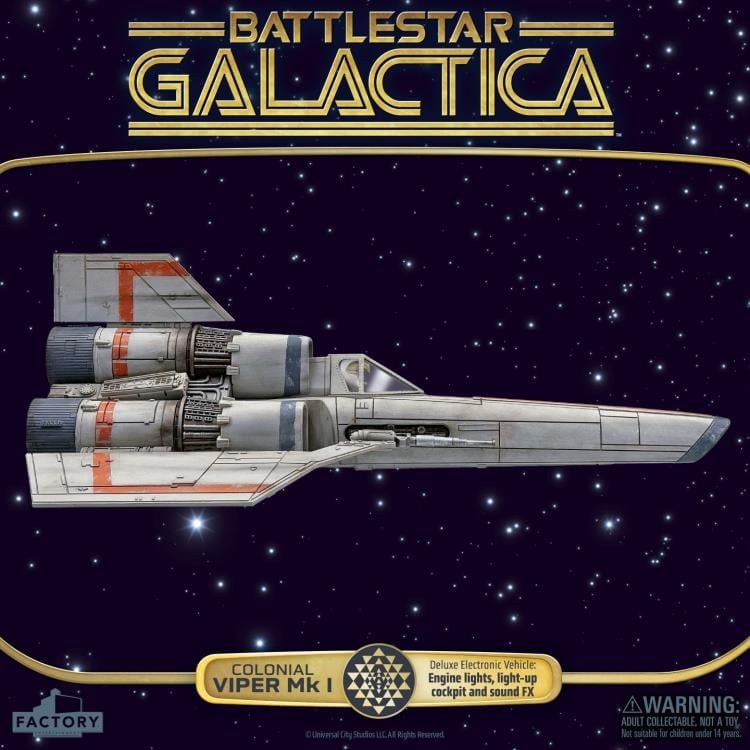 Battlestar Galactica (1978) Colonial Viper Electronic Vehicle with