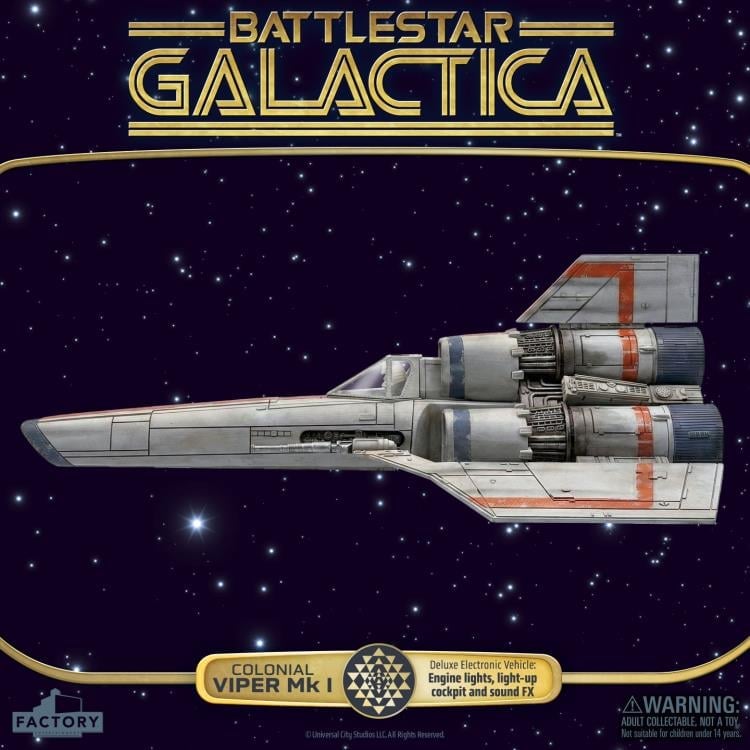 Battlestar Galactica (1978) Colonial Viper Electronic Vehicle with