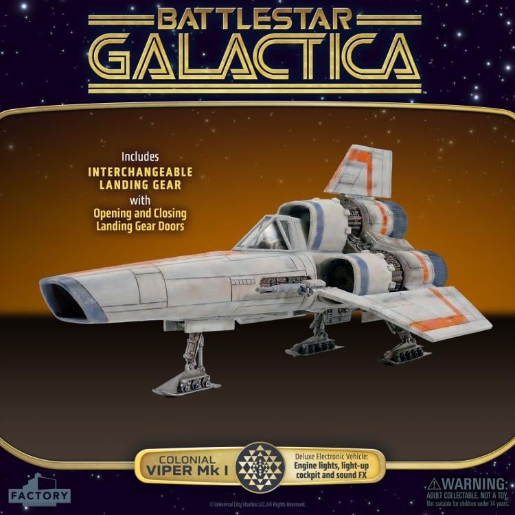 Battlestar Galactica (1978) Colonial Viper Electronic Vehicle with