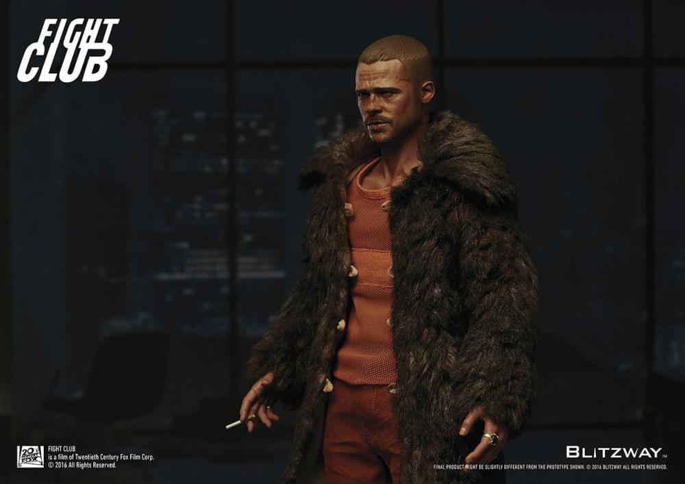 Fight Club 1/6 Scale Tyler Durden Fur Coat Version Gallery Image 9
