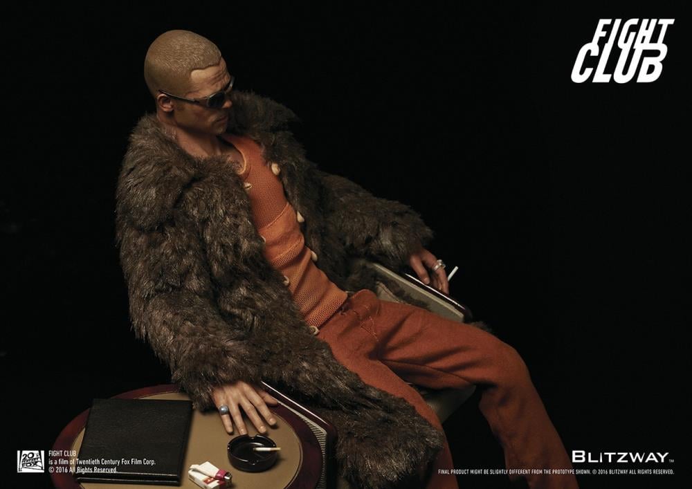 Fight Club 1/6 Scale Tyler Durden Fur Coat Version Gallery Image 6