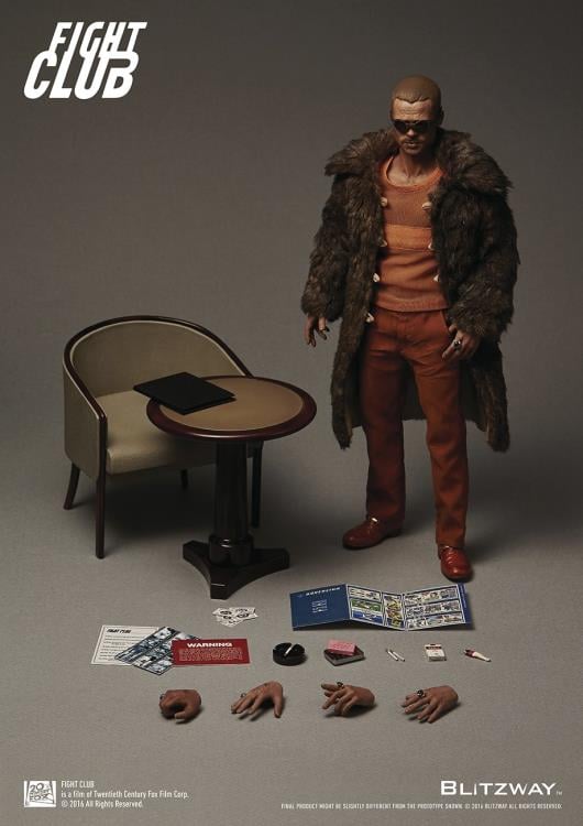 Fight Club 1/6 Scale Tyler Durden Fur Coat Version Gallery Image 22