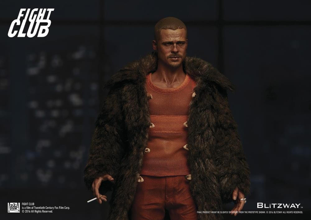 Fight Club 1/6 Scale Tyler Durden Fur Coat Version Gallery Image 11
