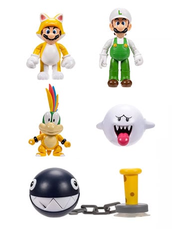 World of Nintendo 4-Inch Scale Wave 48 Set of 5 Action Figures Gallery Image 2