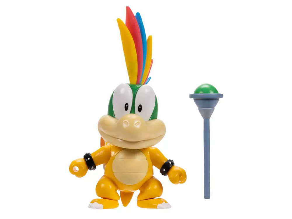 World of Nintendo Lemmy Koopa with Wand 4-Inch Scale Figure Gallery Image 1