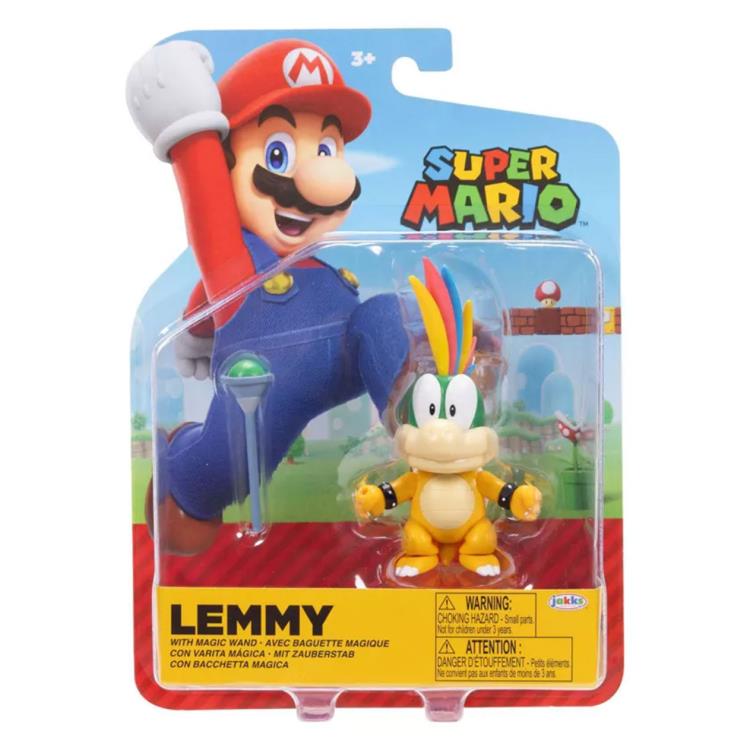 World of Nintendo Lemmy Koopa with Wand 4-Inch Scale Figure Gallery Image 4