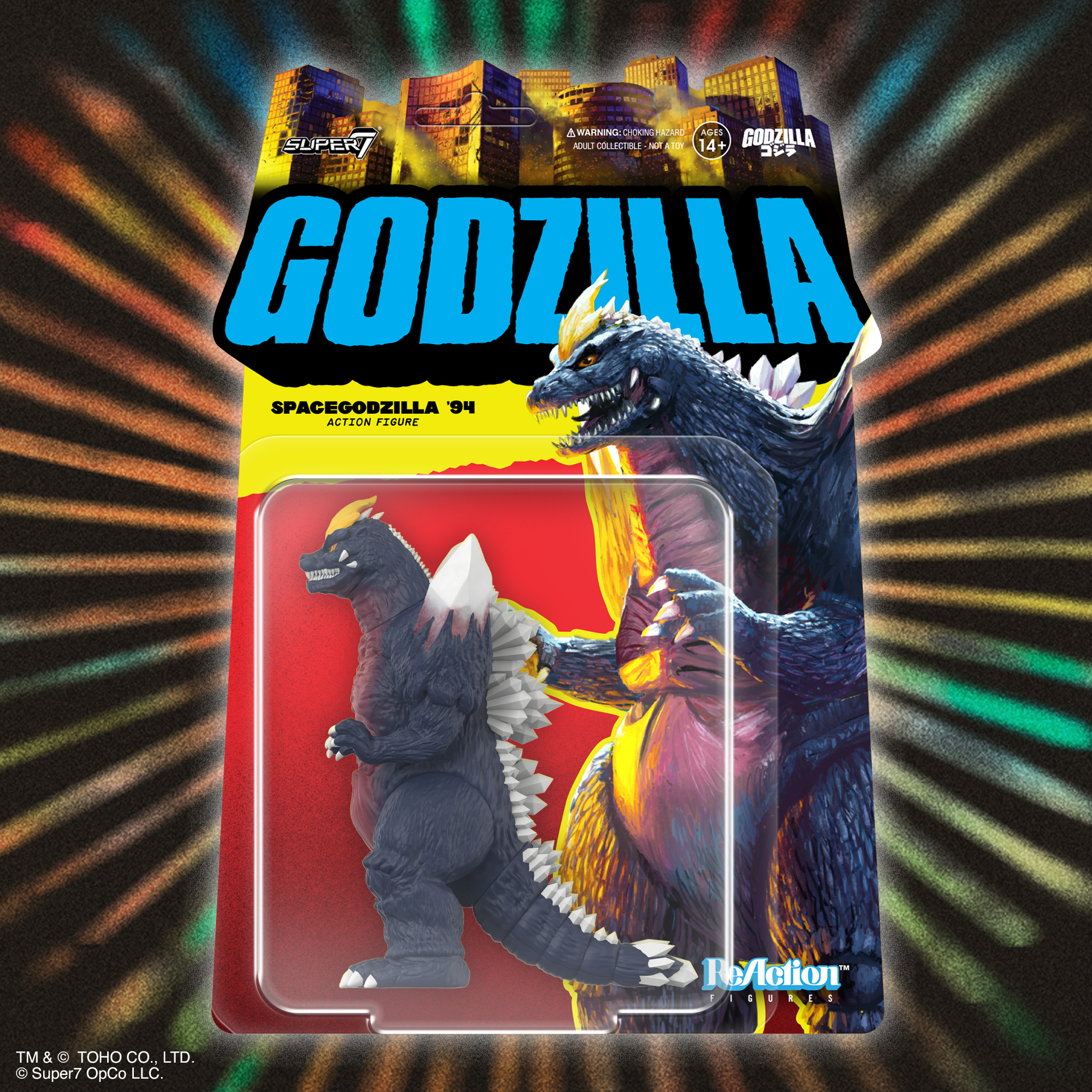 Toho ReAction SpaceGodzilla Action Figure