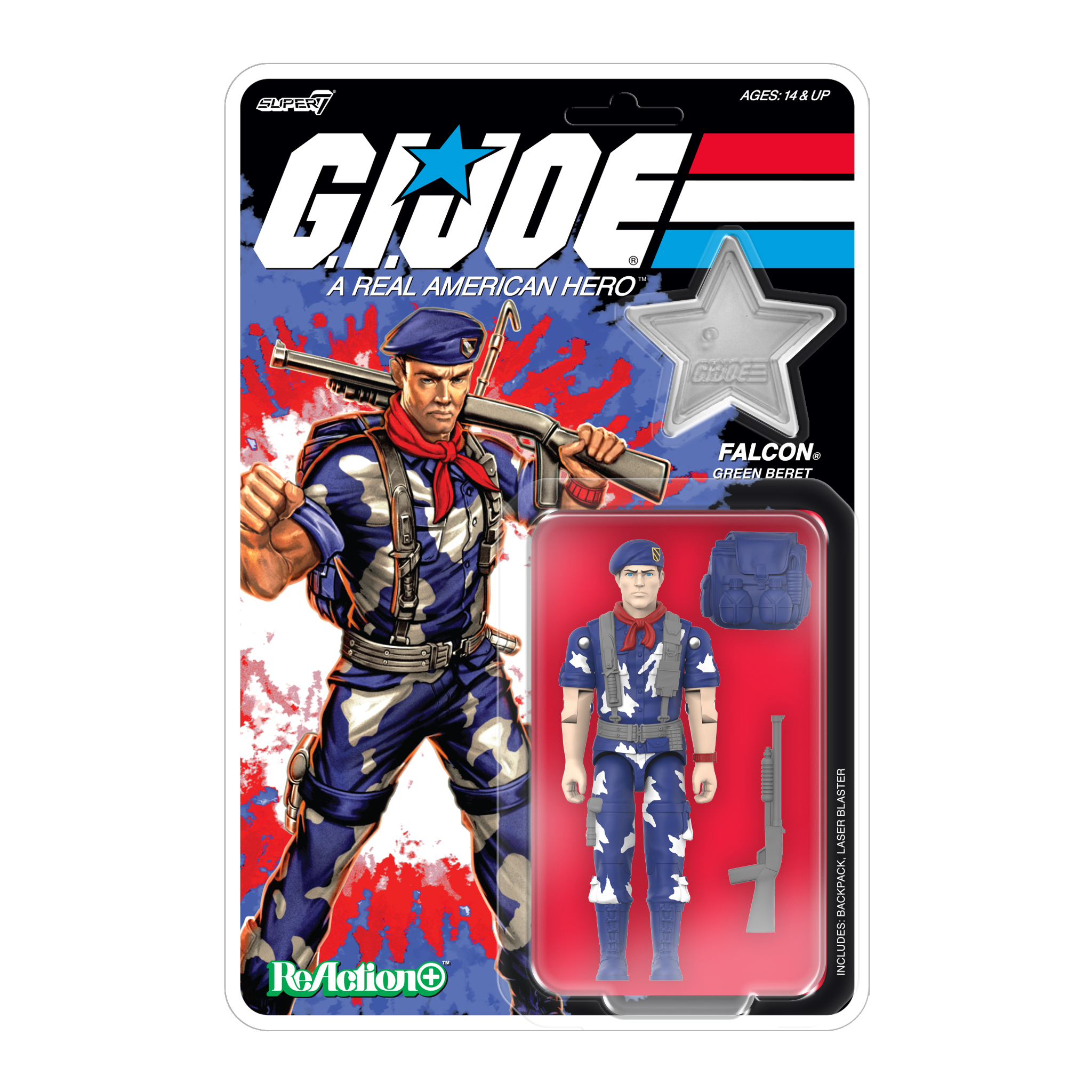 G.I. Joe ReAction+ Lt. Falcon (America's 250th Anniversary) Action Figure Gallery Image 7