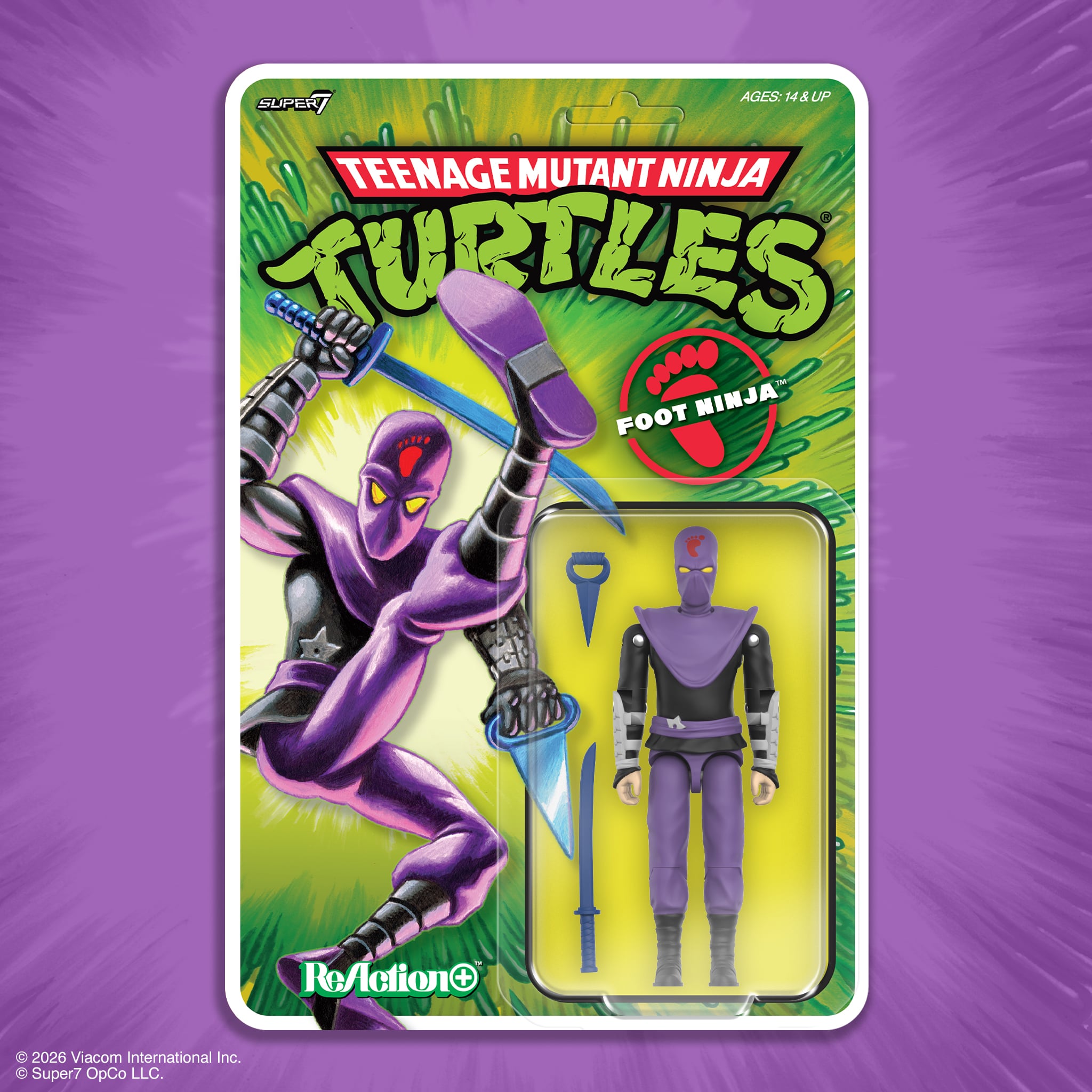 Teenage Mutant Ninja Turtles ReAction+ Foot Ninja Action Figure Gallery Image 4