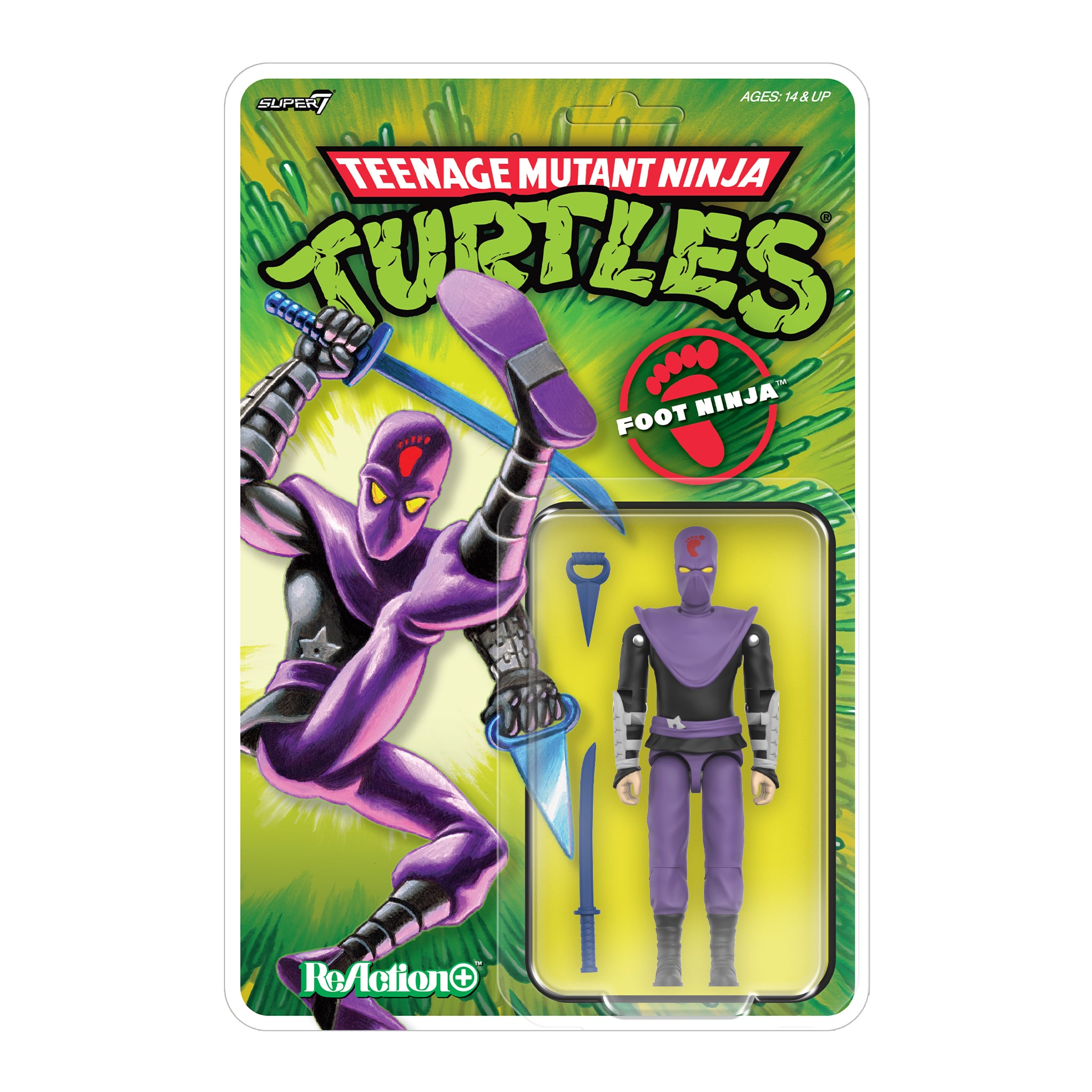 Teenage Mutant Ninja Turtles ReAction+ Foot Ninja Action Figure Gallery Image 5