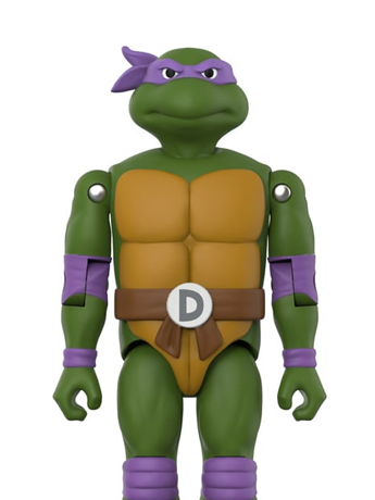 Image of Teenage Mutant Ninja Turtles ReAction+ Donatello Action Figure