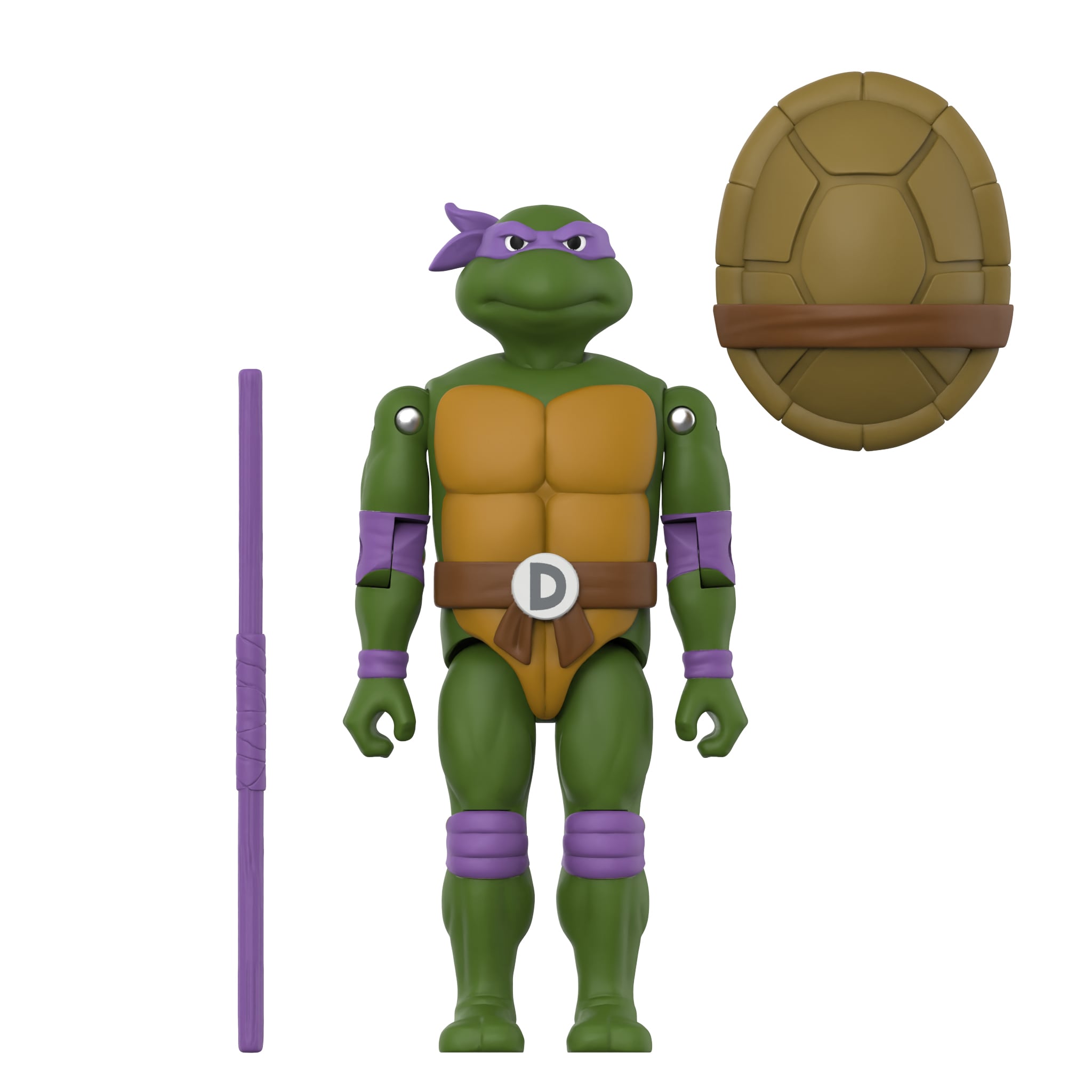 Teenage Mutant Ninja Turtles ReAction+ Donatello Action Figure Gallery Image 3
