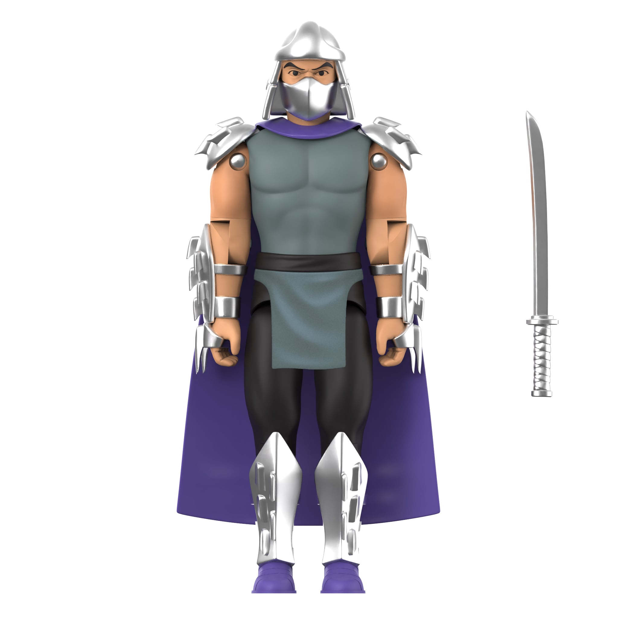 Teenage Mutant Ninja Turtles ReAction+ Shredder Action Figure Gallery Image 3
