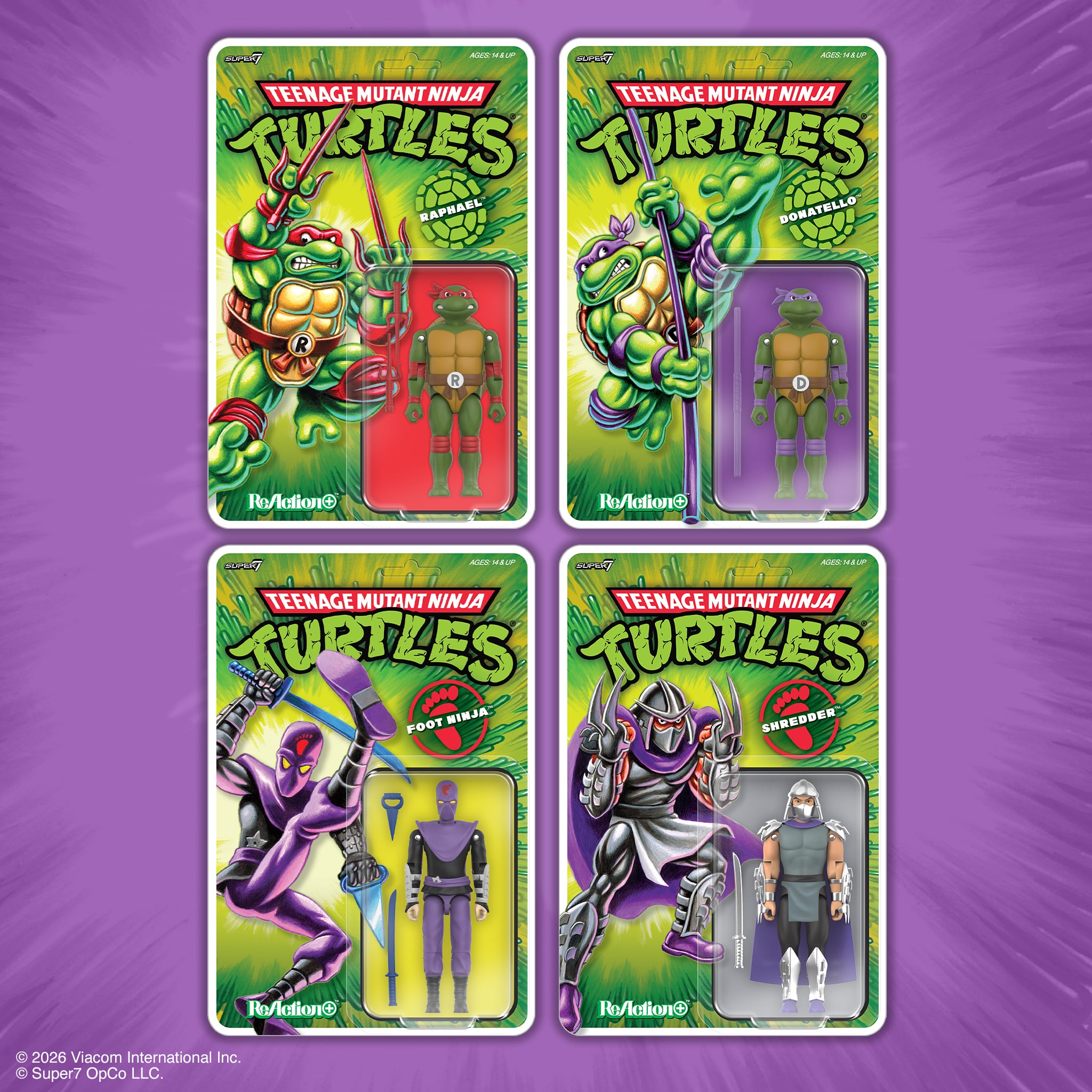 Teenage Mutant Ninja Turtles ReAction+ Shredder Action Figure Gallery Image 7
