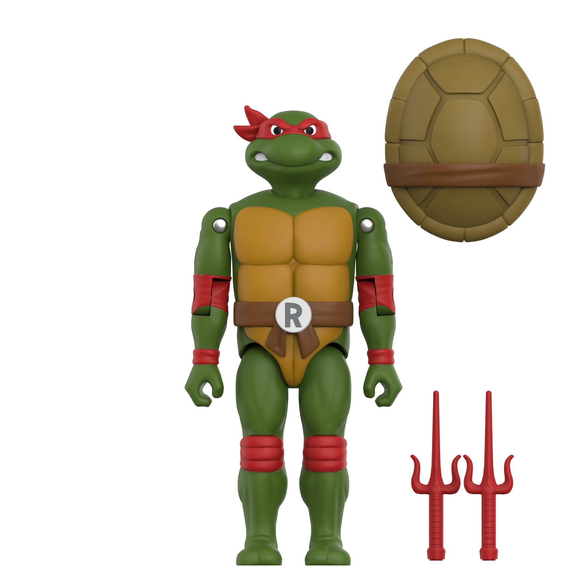 Teenage Mutant Ninja Turtles ReAction+ Raphael Action Figure Gallery Image 3