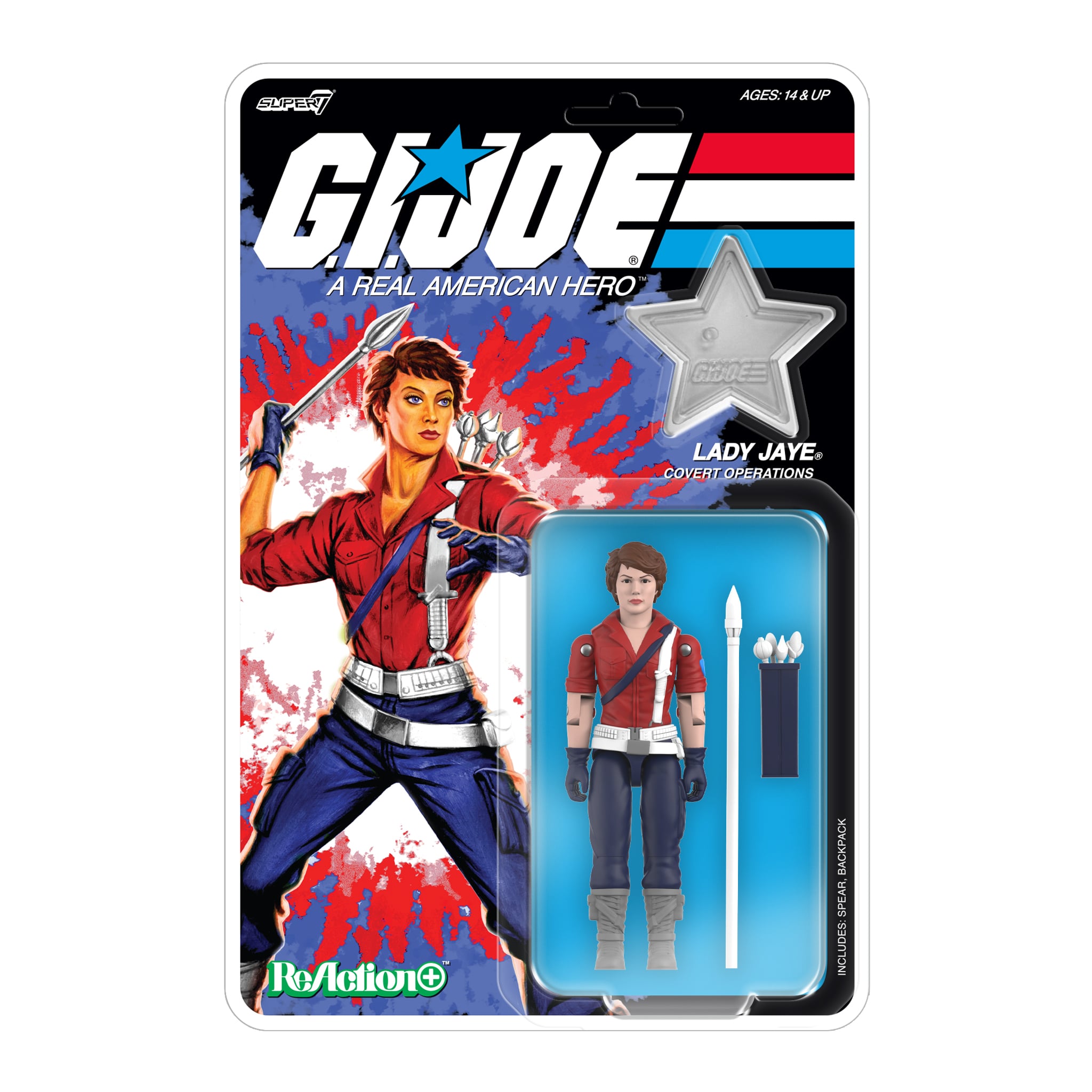 G.I. Joe ReAction+ Lady Jaye (America's 250th Anniversary) Action Figure Gallery Image 7