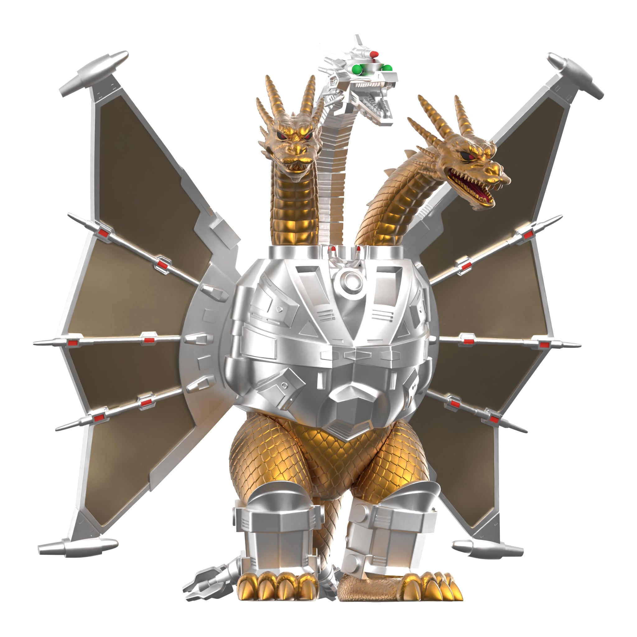 Toho ReAction Mecha-King Ghidorah Action Figure Gallery Image 4