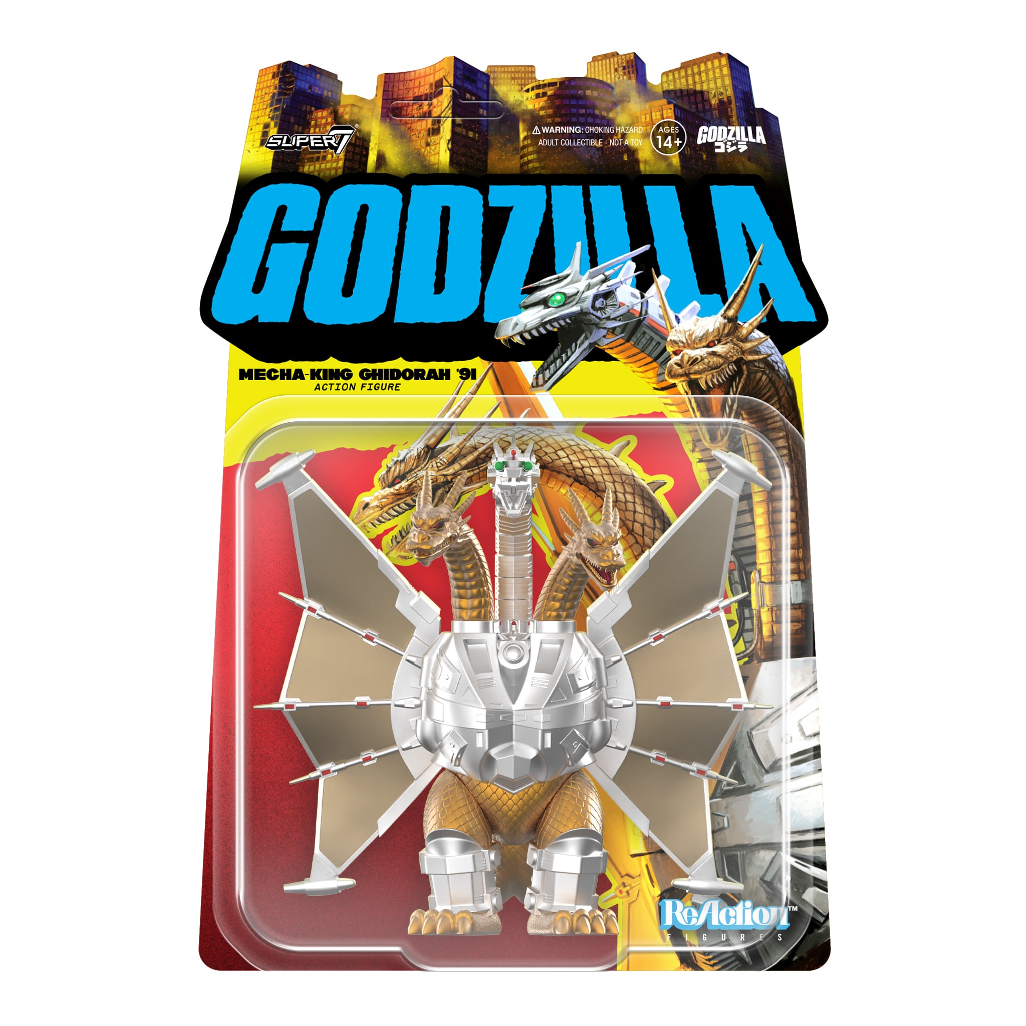 Toho ReAction Mecha-King Ghidorah Action Figure Gallery Image 6