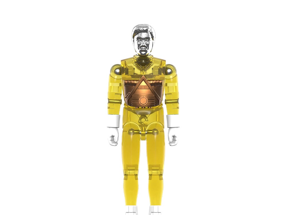 Micronauts ReAction+ Time Traveler (Translucent Yellow) Action Figure Gallery Image 1