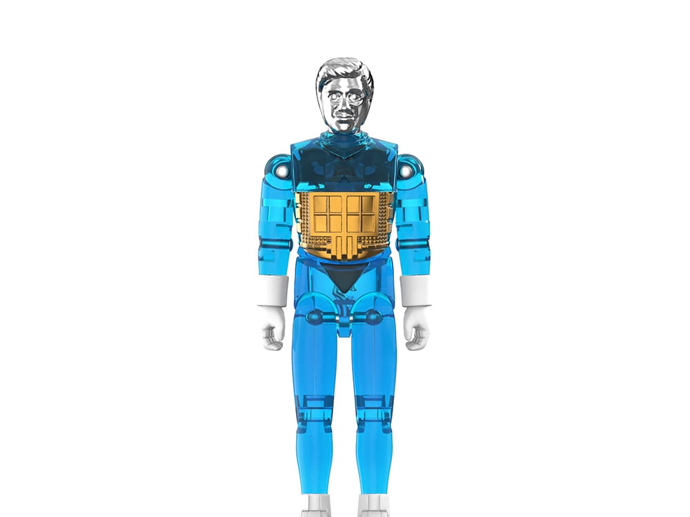 Micronauts ReAction+ Time Traveler (Translucent Blue) Action Figure Gallery Image 1