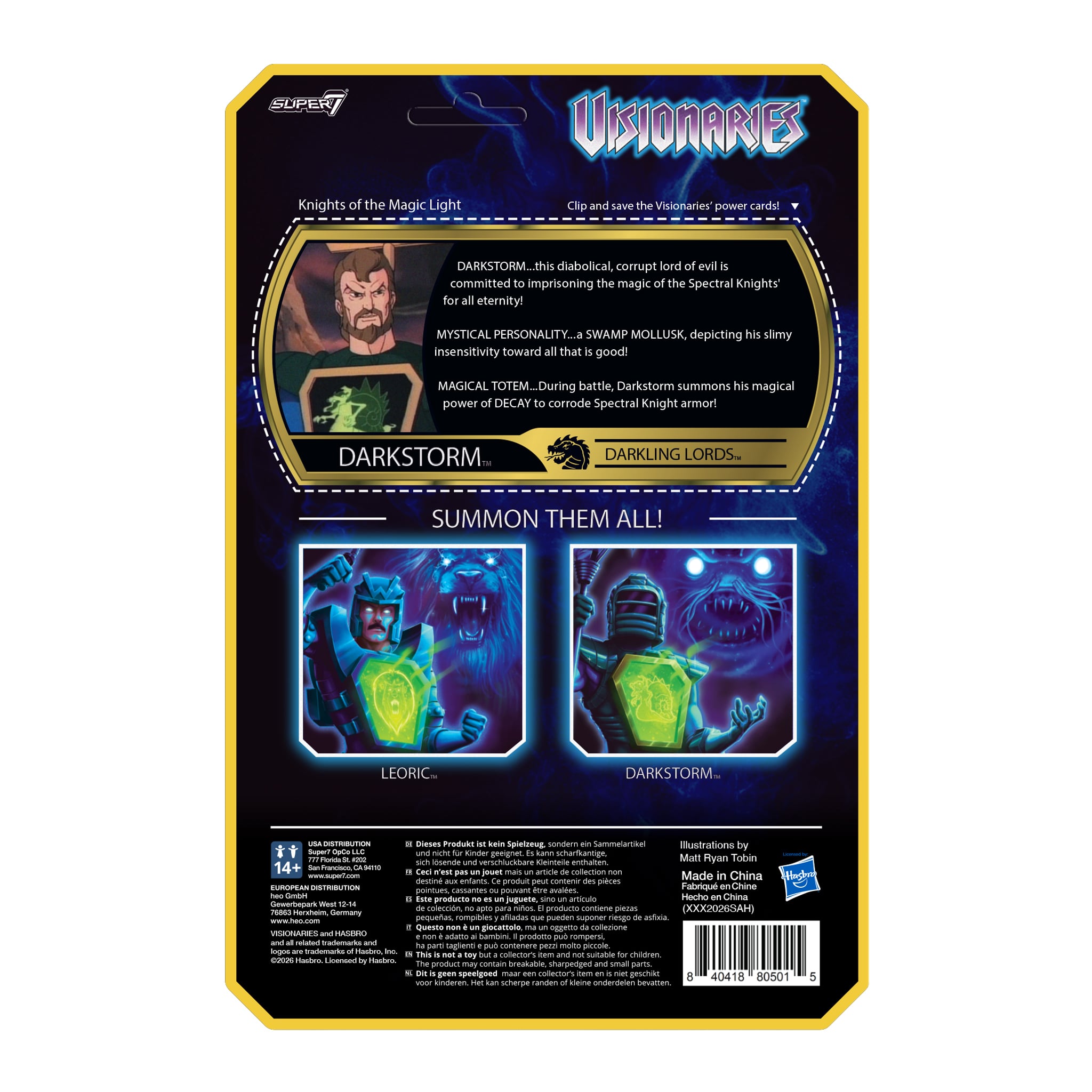 Visionaries: Knights of the Magical Light ReAction+ Darkstorm Action Figure Gallery Image 6