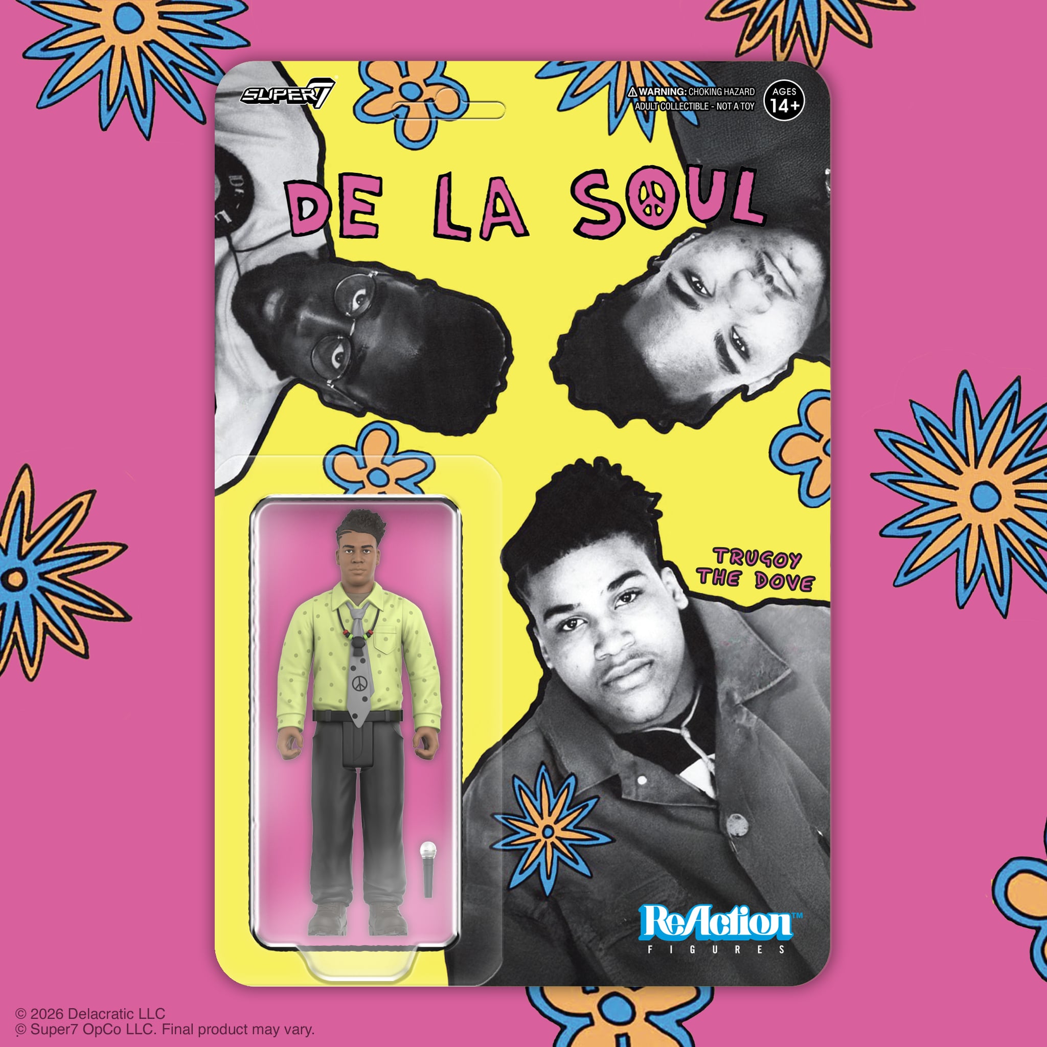 De La Soul ReAction David "Trugoy the Dove" Jolicoeur (Me, Myself & I) Figure Gallery Image 4