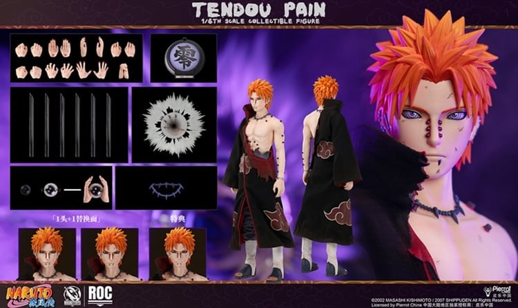Naruto: Shippuden Pain (Tendo Damage Ver.) 1/6 Scale Figure (With