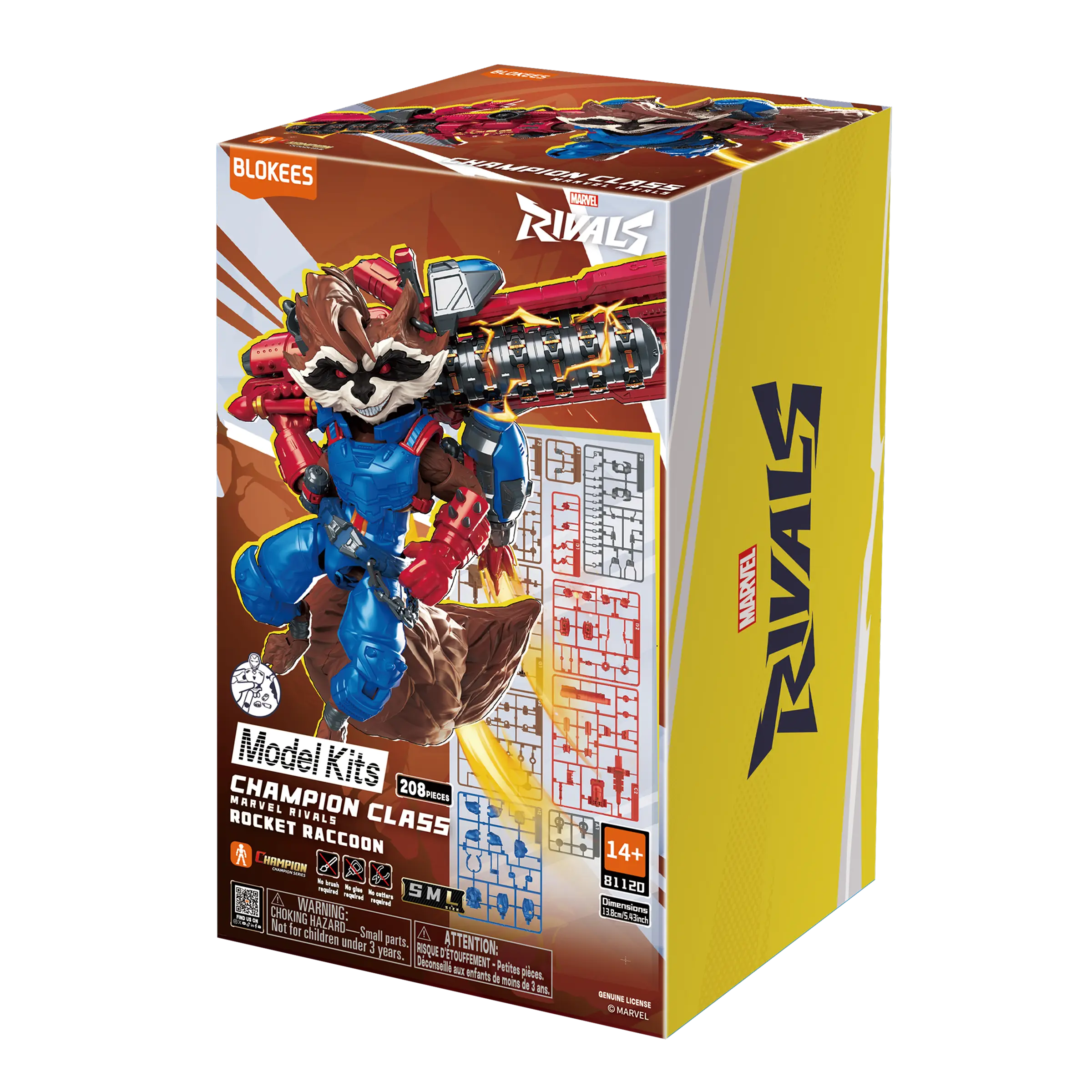 Marvel Rivals Champion Class CC08 Rocket Raccoon Model Kit Gallery Image 9
