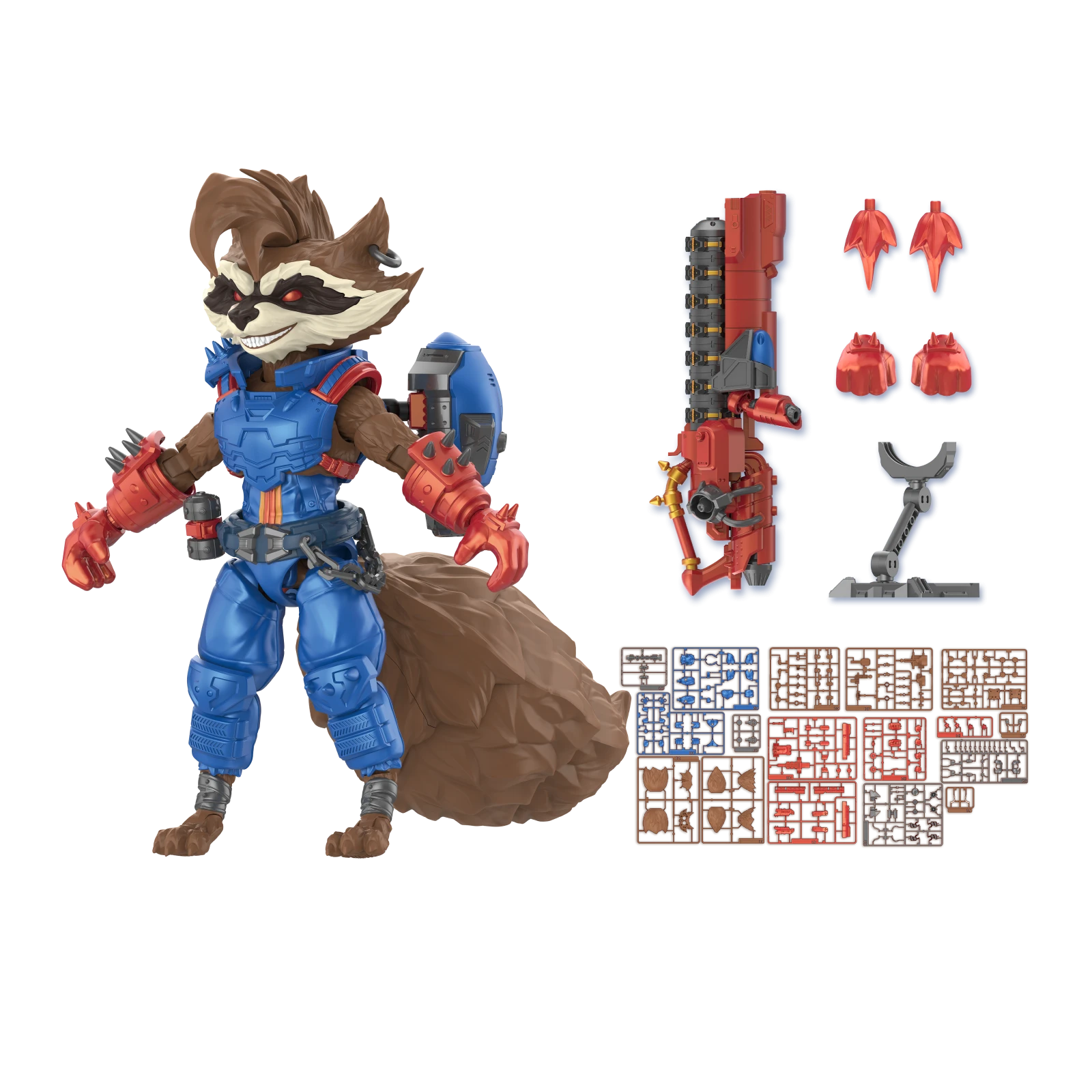 Marvel Rivals Champion Class CC08 Rocket Raccoon Model Kit Gallery Image 8