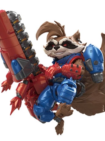 Marvel Rivals Champion Class CC09 Rocket Raccoon Model Kit Gallery Image 2