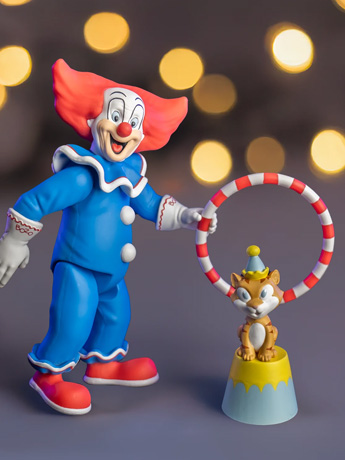 Bozo: The World's Most Famous Clown Bozo the Clown 5-Inch Scale Action Figure Gallery Image 2
