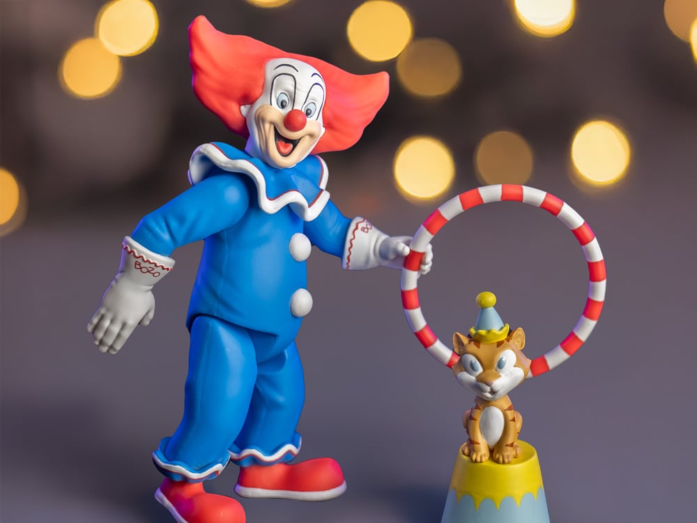 Bozo: The World's Most Famous Clown Bozo the Clown 5-Inch Scale Action Figure Gallery Image 1