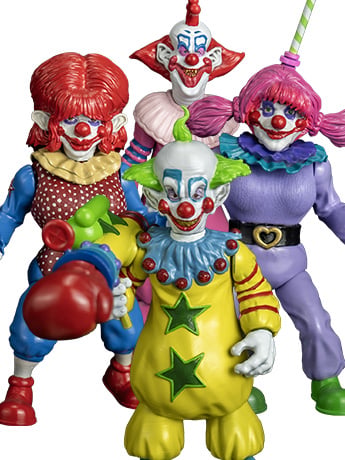 Killer Klowns from Outer Space 5-Inch Scale Set of 4 Action Figures