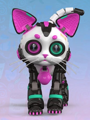 Cyber Zoo Cat28-A (White and Black Ver.) Limited Edition Action Figure Gallery Image 2