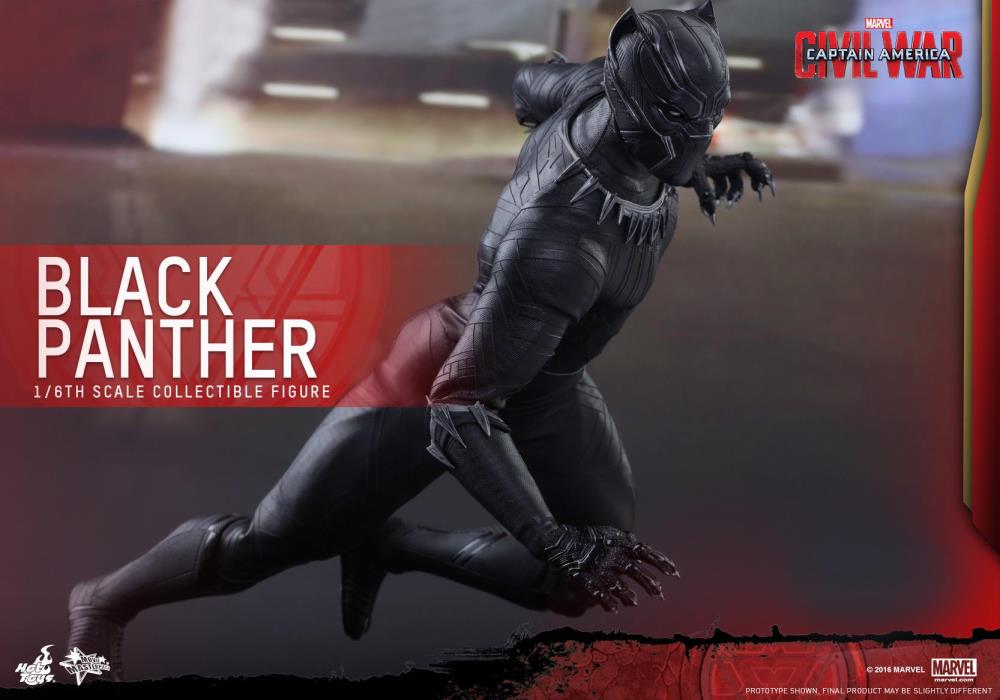 Captain America: Civil War MMS363 Black Panther 1/6th Scale Collectible Figure Gallery Image 5