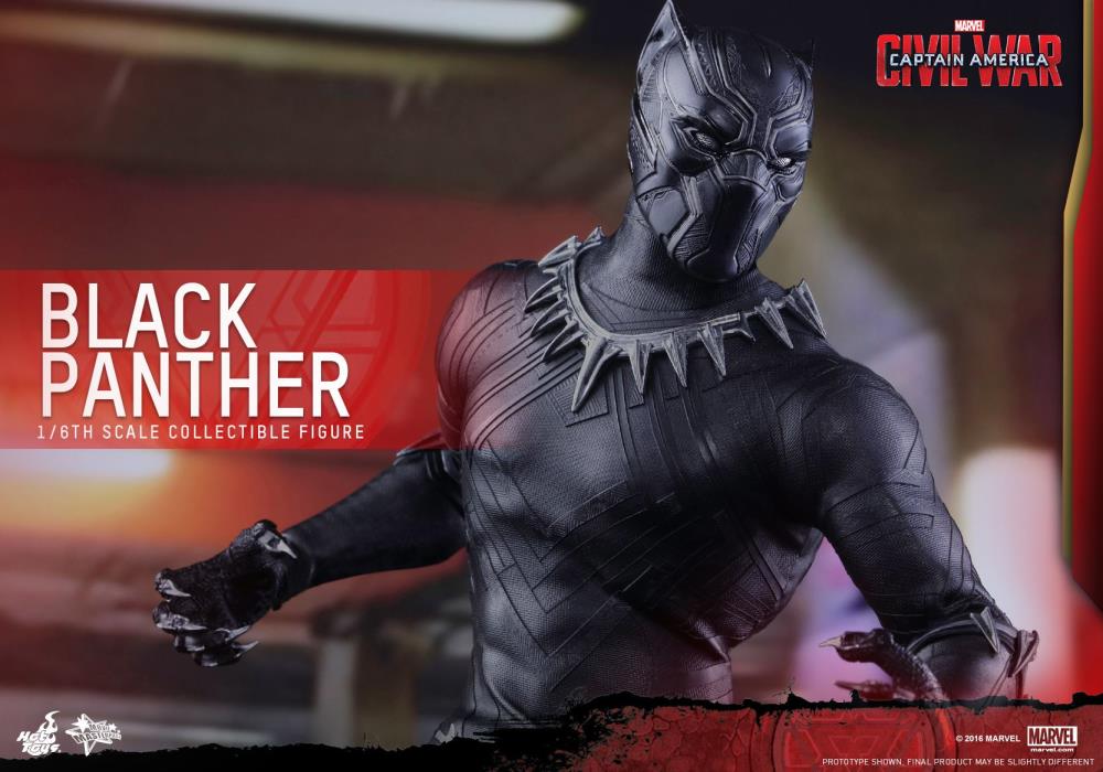 Captain America: Civil War MMS363 Black Panther 1/6th Scale Collectible Figure Gallery Image 4