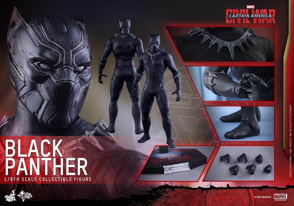 Captain America: Civil War MMS363 Black Panther 1/6th Scale Collectible Figure Gallery Image 12