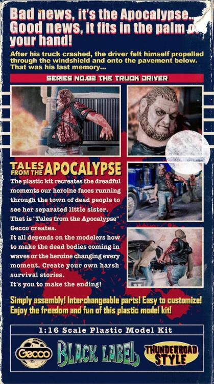 Tales From The Apocalypse 1/16 Scale Model Kit Scene 01 - The Truck Driver Gallery Image 11