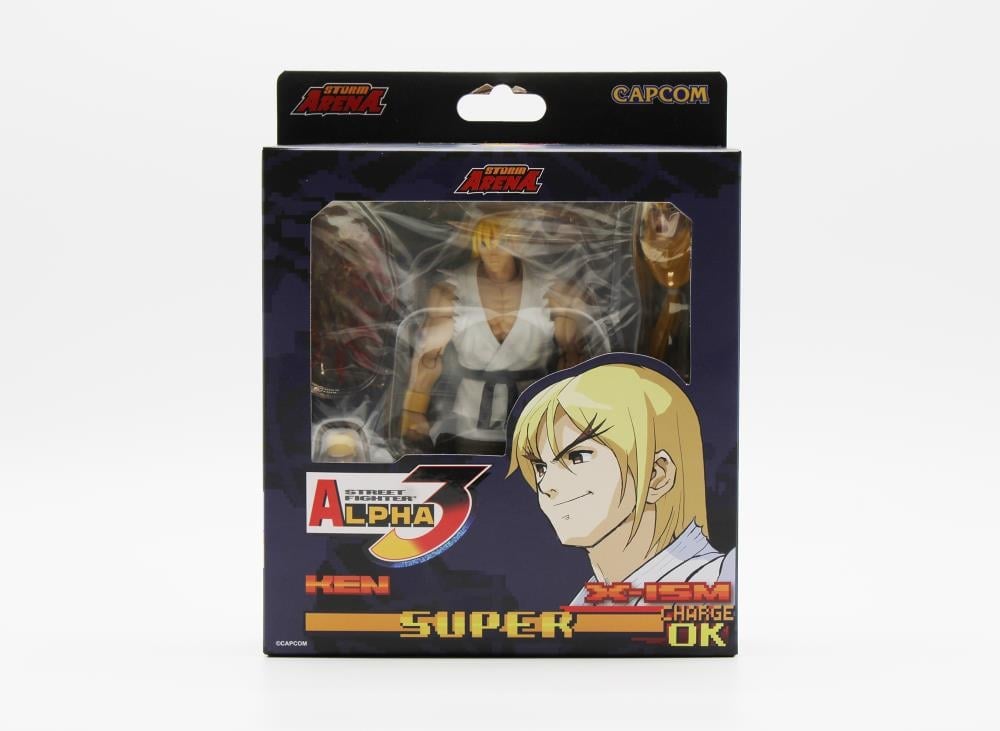 ストリートファイターアルファ3 ストームアリーナ ケン 1/12スケール　未開封 Street Fighter Alpha 3 Storm Arena Ken (White Ver.) 1/12 Scale