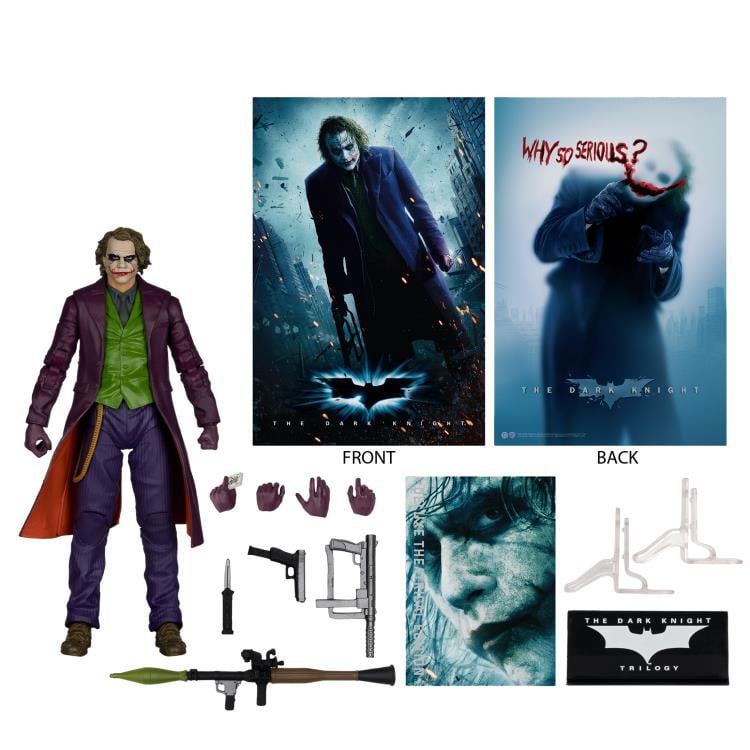 The Dark Knight DC Multiverse The Joker (Deluxe Theatrical Edition) Action Figure Gallery Image 13