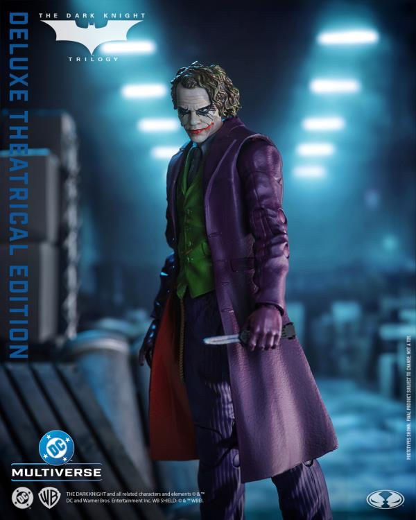 The Dark Knight DC Multiverse The Joker (Deluxe Theatrical Edition) Action Figure Gallery Image 5