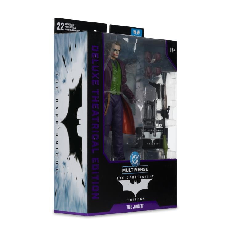 The Dark Knight DC Multiverse The Joker (Deluxe Theatrical Edition) Action Figure Gallery Image 15