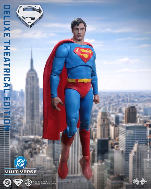 Superman (1978) DC Multiverse Superman (Deluxe Theatrical Edition) Action Figure Gallery Image 4