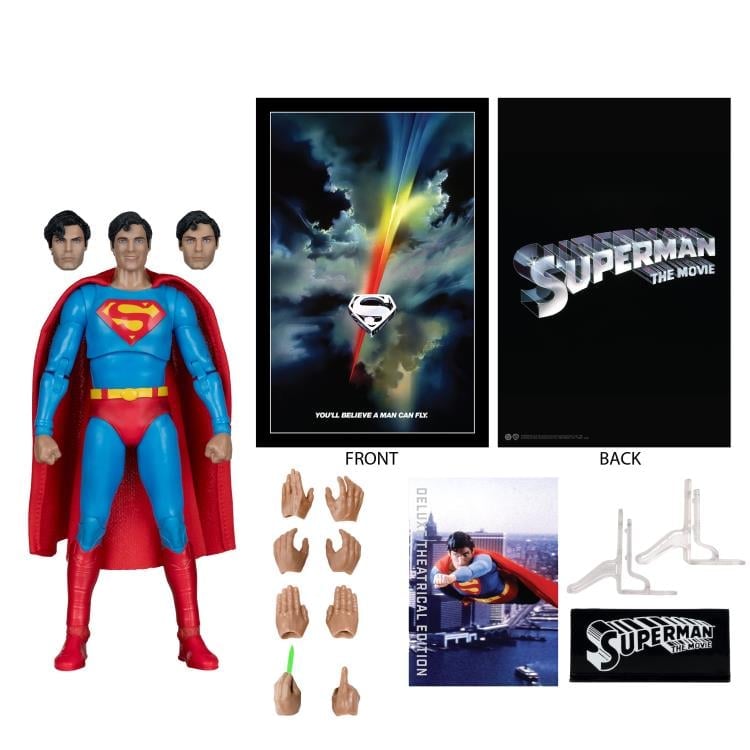 Superman (1978) DC Multiverse Superman (Deluxe Theatrical Edition) Action Figure Gallery Image 13