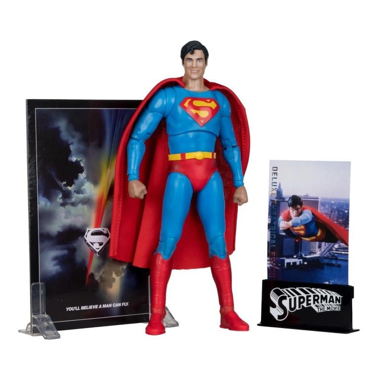 Superman (1978) DC Multiverse Superman (Deluxe Theatrical Edition) Action Figure Gallery Image 11