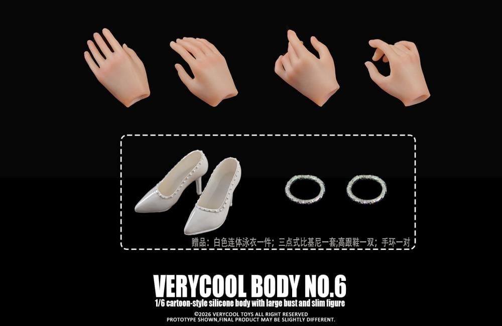 Female Body No.6 Voluptuous Physique (Ver. B) 1/6 Scale Silicone Body Gallery Image 20