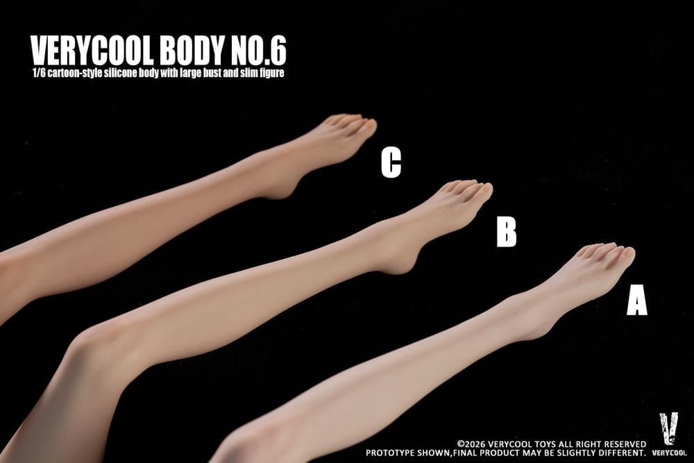 Female Body No.6 Voluptuous Physique (Ver. B) 1/6 Scale Silicone Body Gallery Image 19