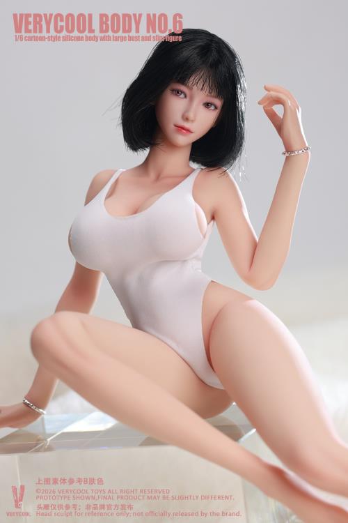 Female Body No.6 Voluptuous Physique (Ver. C) 1/6 Scale Silicone Body Gallery Image 9